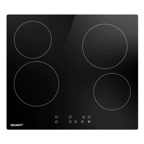 Devanti Electric Ceramic Cooktop 60cm Touch Control - Picture 5 of 16