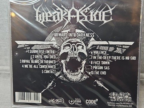 Forward Into Darkness par Weak Aside (CD, 2018) Neuf FDA133CD - Photo 3/3