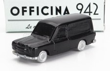 MODELLINO AUTO STATICO OFFICINA 942 FIAT 1400 VAN RIVA CARRO FUNEBRE 1950 1/76