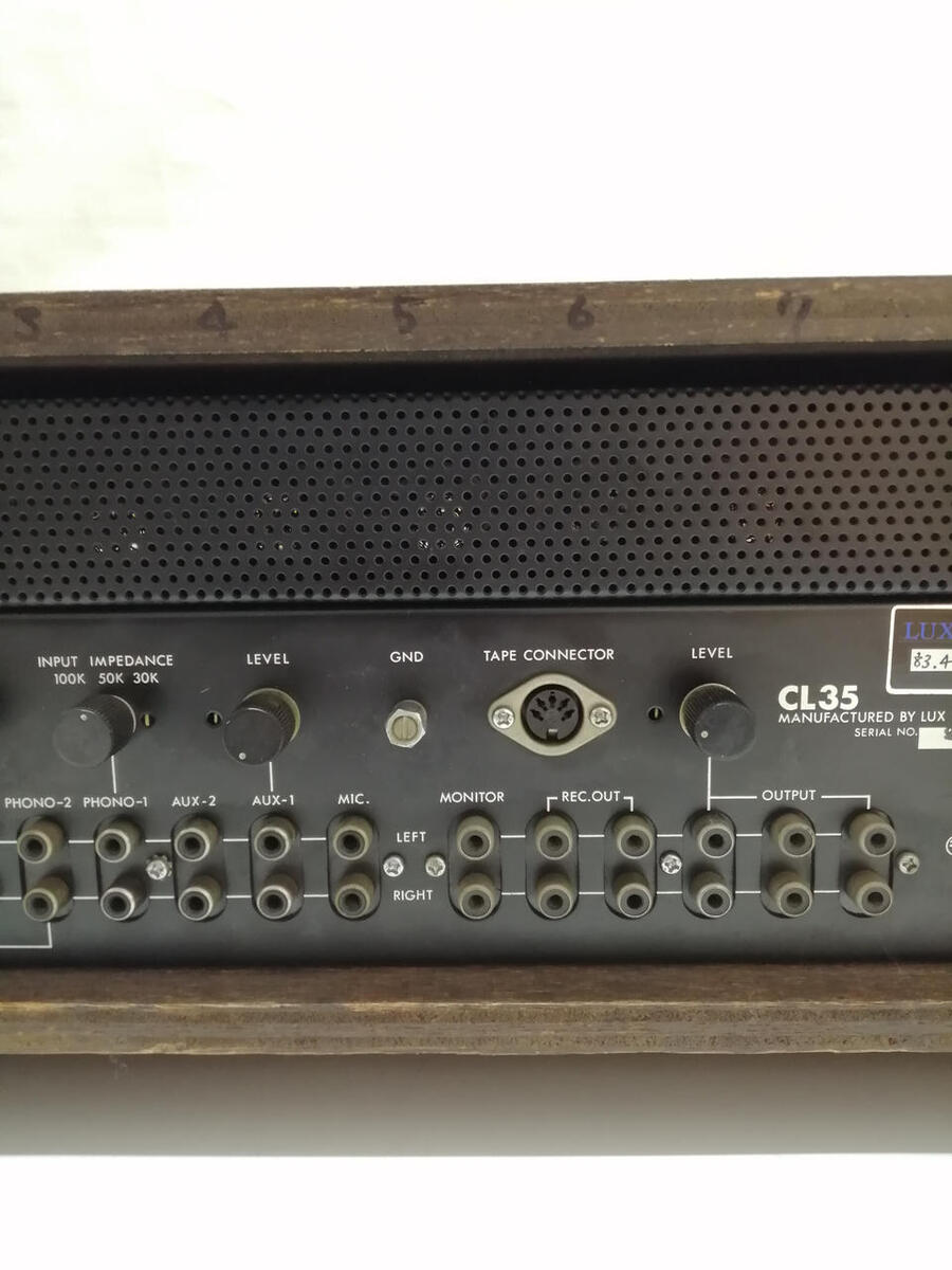 Luxman CL-35 Tube Type Control Amplifier 1970 maintenance | eBay Luxman CL-35 Tube Type Control Amplifier 1970 maintenance | eBay