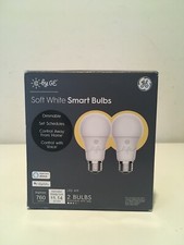 C by GE A19 Smart Light Bulb - Soft White Light Bulb, 2-Pack