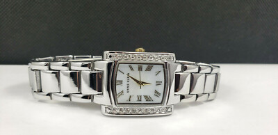 Anne Klein AK/1699MPTT Crystal Accented Mother-of-Pearl Dial  display picture 3