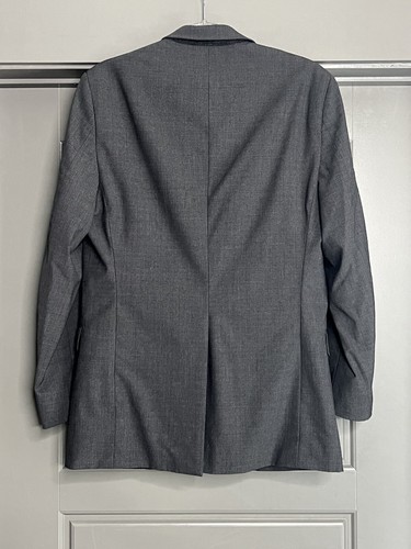 Theory Blazer Mens 40 Sports Coat Grey Wool Regular Classic Jacket - Picture 2 of 17