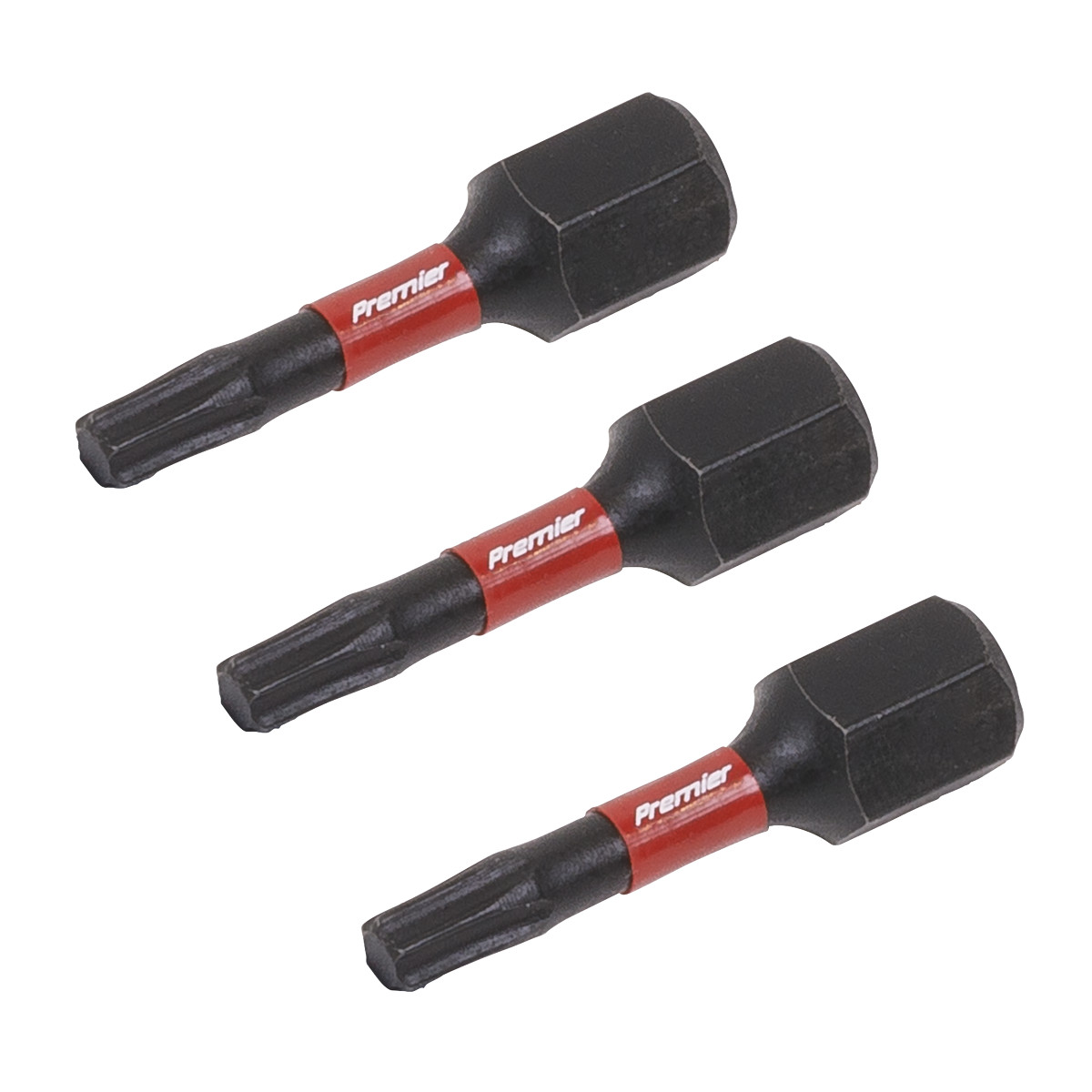 Sealey Premier TRX-Star* T15 Impact Power Tool Bits 25mm - 3pc AK8216