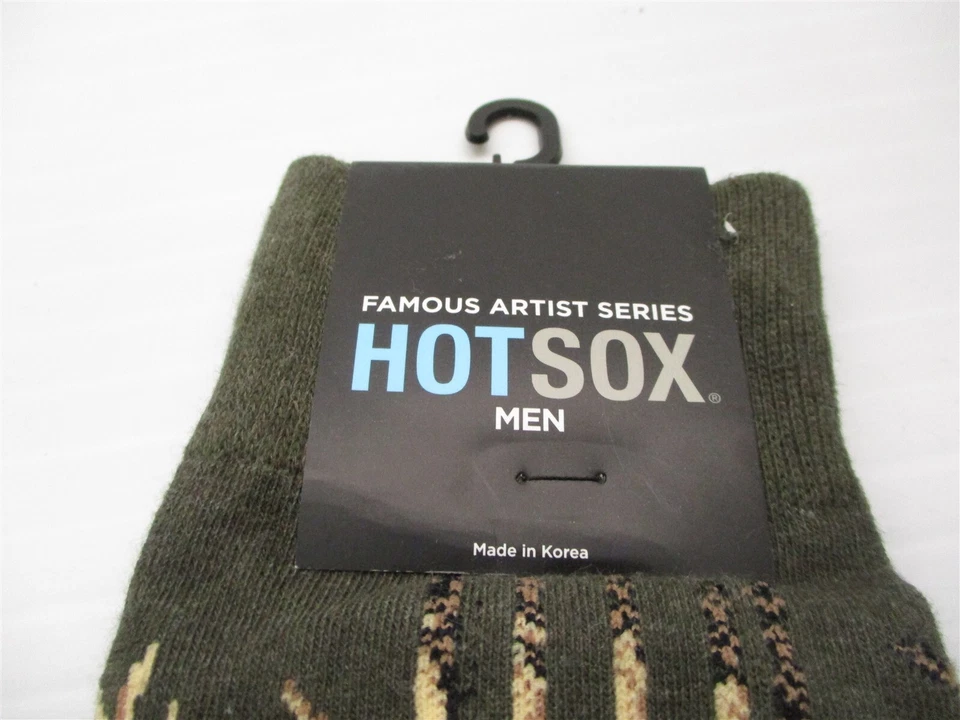 Nuevo HOT SOX Para hombres Talla 10-13 Famoso Artista Pintura Gráfico Algodón Calcetines Foto 2 de 4