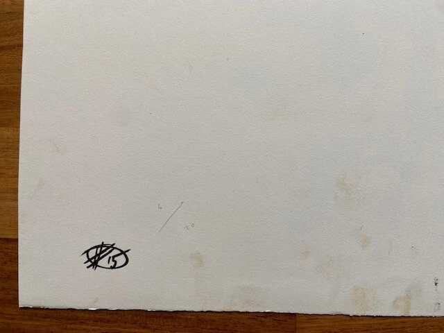 Otto Piene Orig.-Lithographie aus Mappenwerk "Sky Art" - Bild 4 von 4