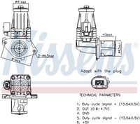 Nissens 98377 Agr-Ventil FüR Alfa Mito Nemo Fiat 500 C 500L Doblo Cargo Fiorino
