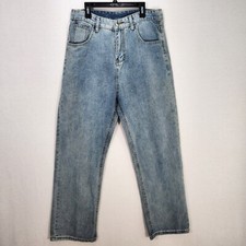 Womens Wide Leg Jeans High Waisted Denim Pants Loose Straight Trousers Large