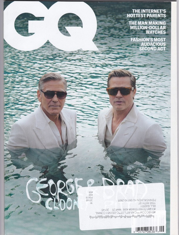 George Clooney / Brad Pitt GQ Magazine September 2024