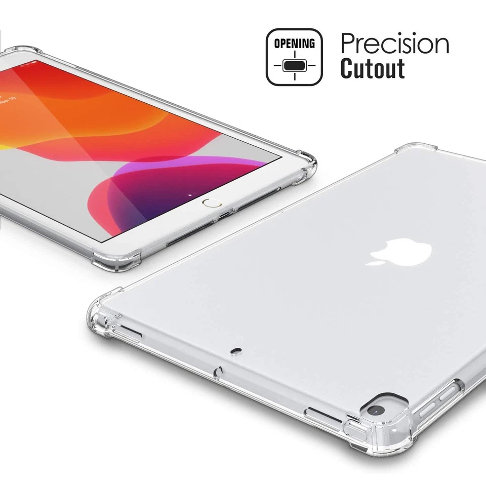 Clear TPU Bumper Case For iPad Mini 2 3 4 5 6 Air 9.7 10.2 10.9 Pro 11 12.9 13 - Image 3 of 4
