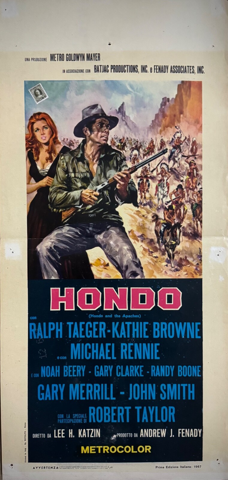 Locandina di Hondo (1953)