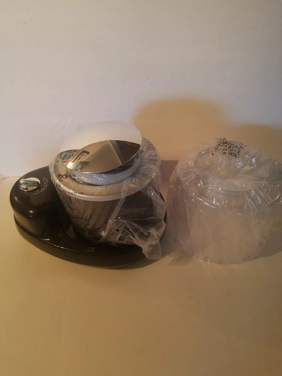 Ultrex Electric Heavy Duty 1 Quart Black Ice Cream Maker 14033 New