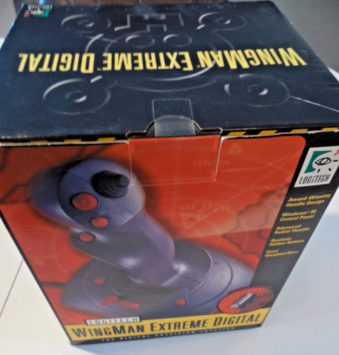 Logitech Wingman Extreme Digital Flight Simulator Joystick 15-pin game port NOS - Picture 5 of 10