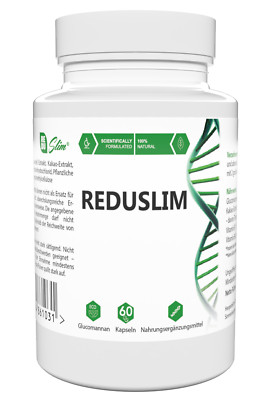 Reduslim 60 Kapseln hochdosiert Glucomannan Kakao Vitamin B1 B6 Schweiz 1er Pack