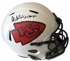 ANDY REID KANSAS CITY CHIEFS SIGNED AUTO FULL SIZE LUNAR HELMET PSA/DNA