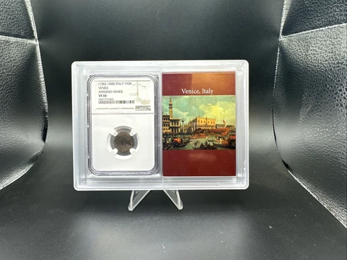 1382-1400 Italy 1TOR Venice Antonio Venier NGC VF 30  Renaissance Medieval Coin