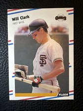 1988 Fleer - #78 Will Clark