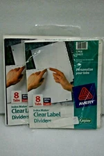 Avery 11422 Index Maker White 8 tabs 10 sets Avery CPK8