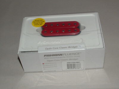 Fishman Fluence PRF-COC-BD1 6 String Open Core Classic Bridge Pickup (Red) New