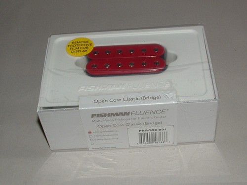 Fishman Fluence PRF-COC-BD1 6 String Open Core Classic Bridge Pickup (Red) New