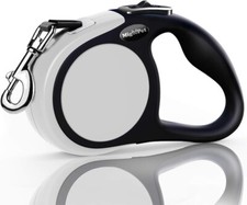 Dual Retractable Dog Leash for Two Dogs Up to 110 Lbs, Heavy Duty Double Head...