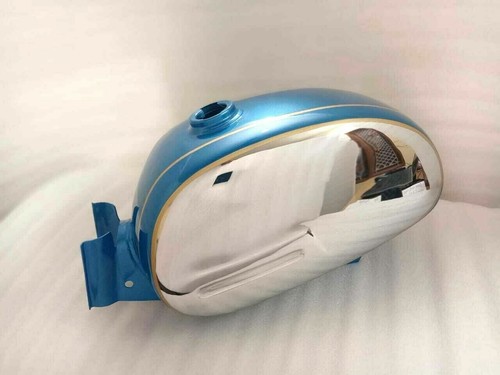 Tank for Zundapp Sport Combinette 515 KS 50 Sport 517 C50 Blue chrome Tank @LS - Foto 5 di 9