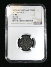 (1280-86) Scotland Penny Alexander III. NGC Certified VF 35. Inv#5391
