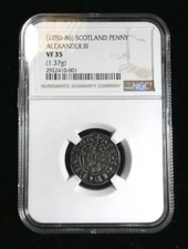 (1280-86) Scotland Penny Alexander III. NGC Certified VF 35. Inv#5391