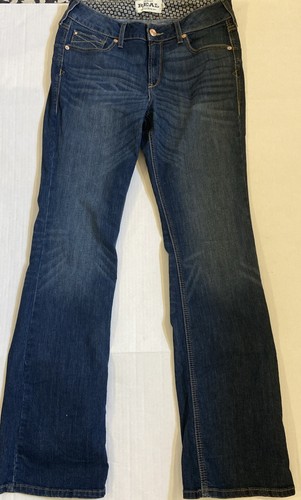 Ariat REAL Damen Perfect Rise Boot Cut LITA Blue Jeans 10027713 32L gentleworn