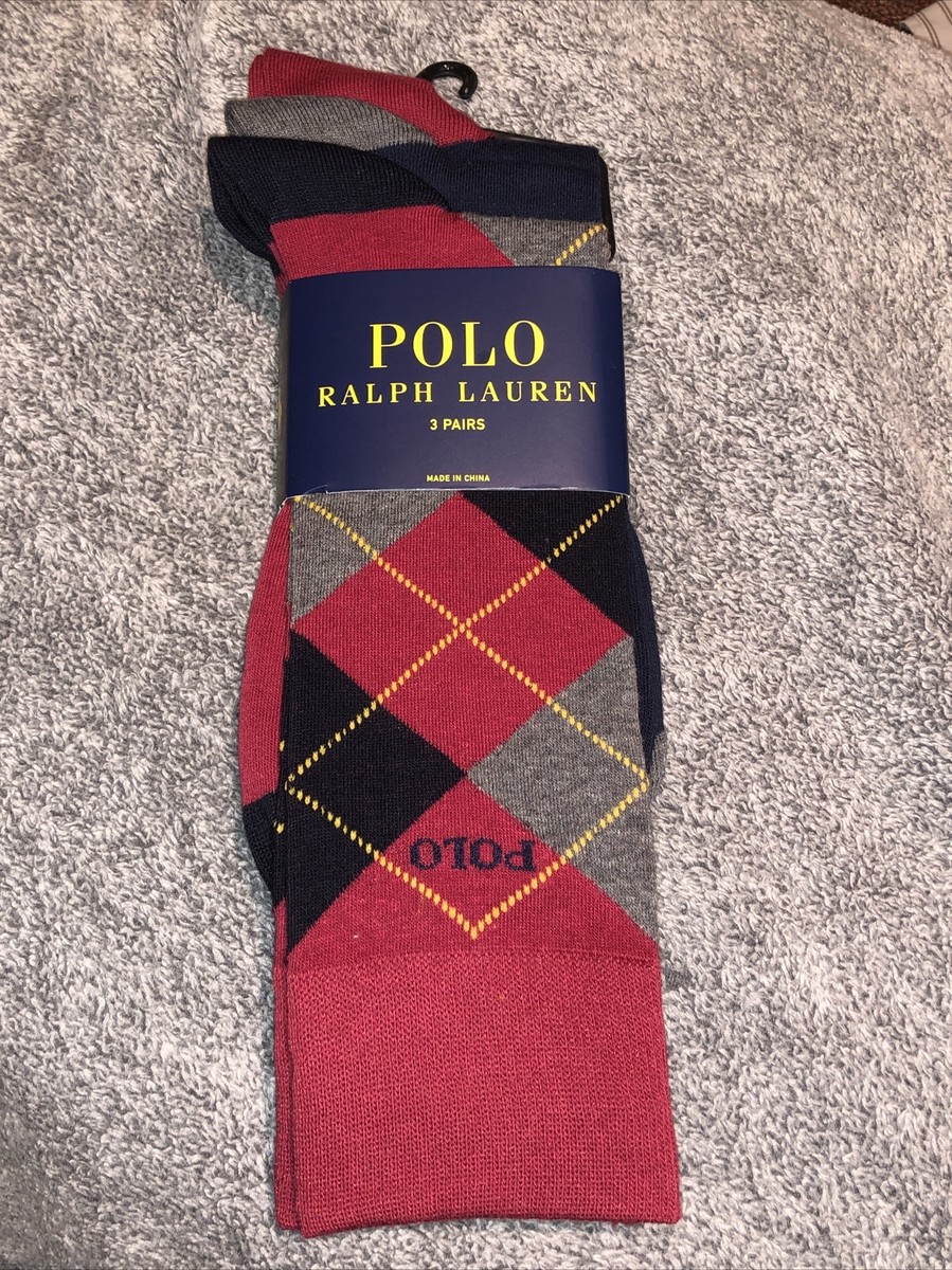 ralph lauren argyle socks
