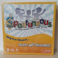 Spontuneous The Song Game Music Drama Party Game New in Plastic Made in USA