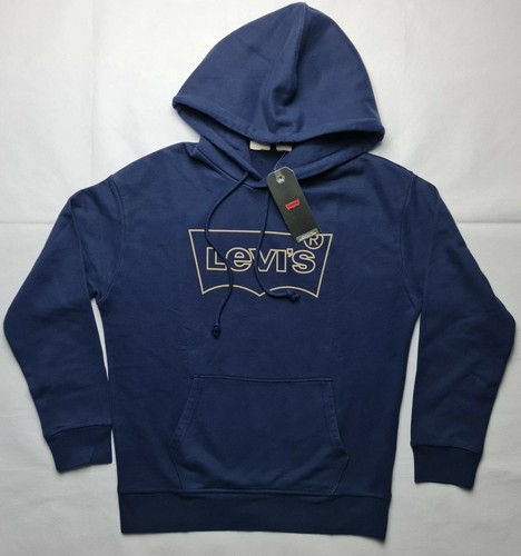 New Women Levis Batwing Logo Navy Blue 