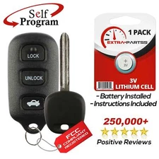 For Hyq1512y Toyota Avalon Keyless Entry Remote Fob Car Transmitter + Key