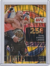 2022 Panini Select UFC #16 Petr Yan Numbers Insert Gold Flash /10