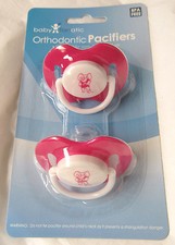NCAA Alabama Crimson Tide Pacifier set of Pink Color On Card by baby fanatic