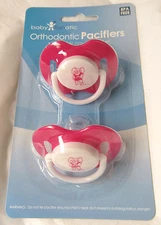 NCAA Alabama Crimson Tide Pacifier set of Pink Color On Card by baby fanatic