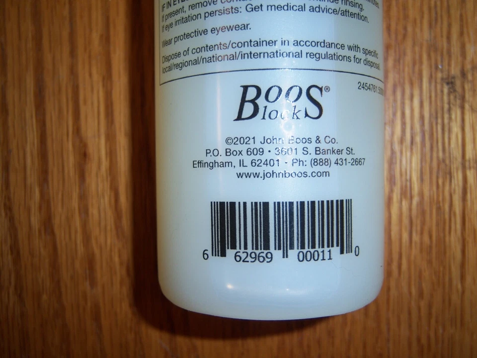 Aceite misterioso Boos Block 16 oz cuidado de mantenimiento para madera nuevo sellado envío gratuito Foto 3 de 4