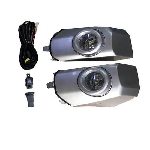 1 Set LED Fog Light Daytime Running Light Silver For Toyota FJ Cruiser 2007-2017 - Picture 2 of 5