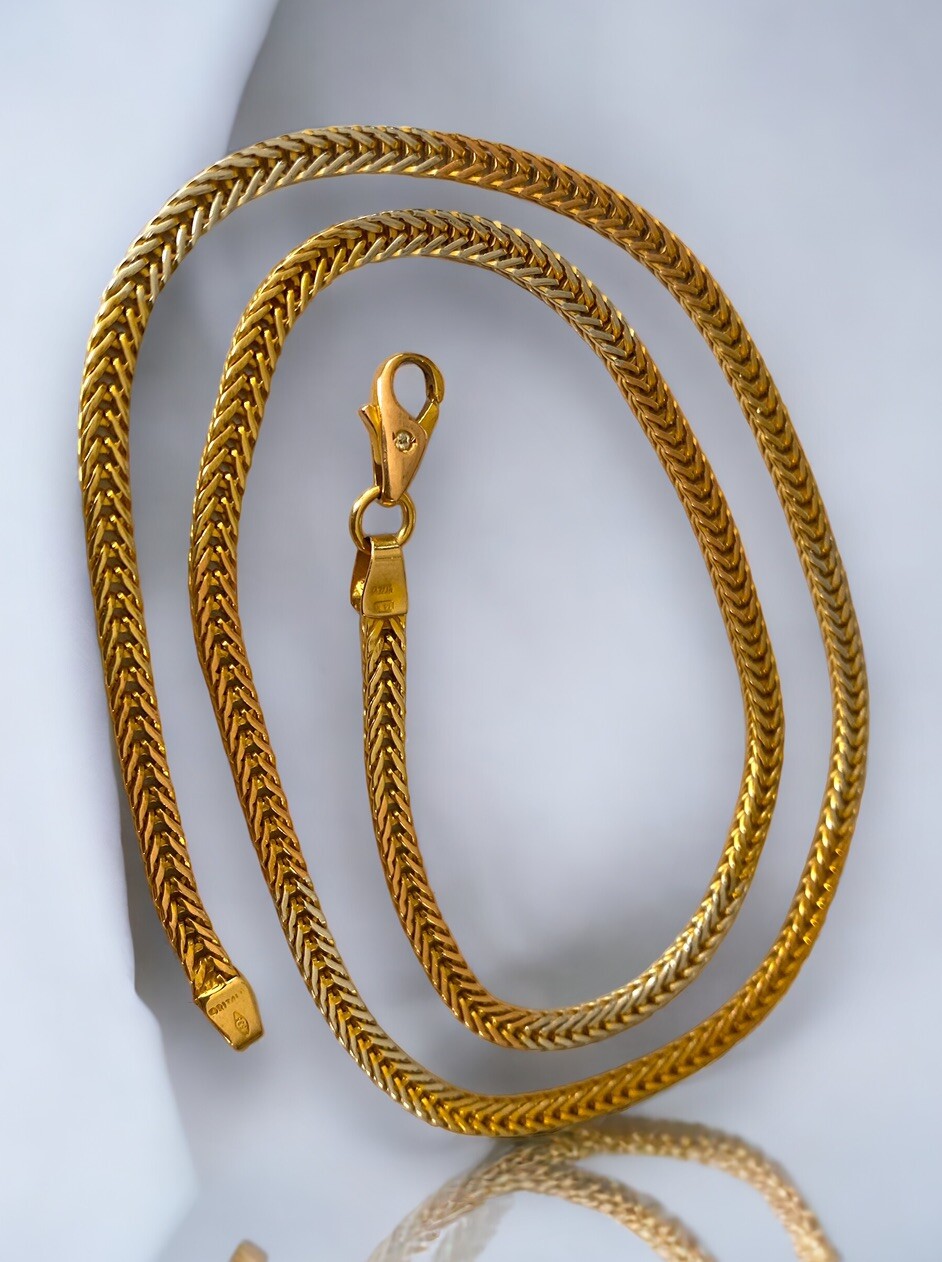 Estate DESIGNER Solid 14K Solid Multi Tone Gold 3… - image 1