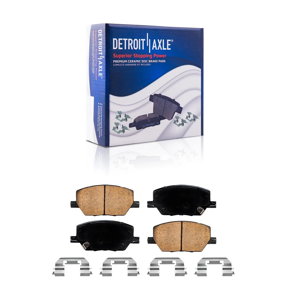 Kit de 4 rotores de freno delanteros y pastillas de freno para Jeep Compass Renegade Fiat 500X Foto 4 de 4