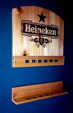 Heineken Wall Mount Pool Cue Rack Billiards