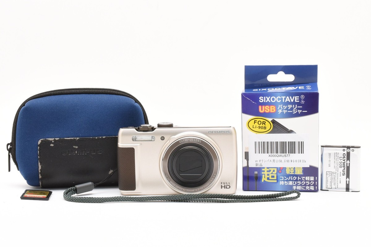 オリンパス SH-21 Camera Gold #E153 Mint] OLYMPUS SH-21 Compact Digital Camera Gold 16.0MP From