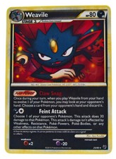 Weavile 25/90 Non Holo Rare HS Undaunted NM With eBay Shipping on eBay