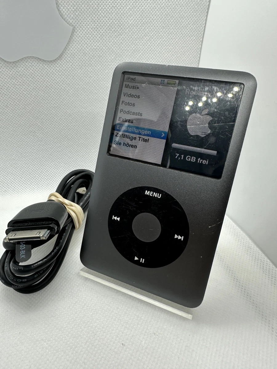 Apple iPod Classic 7. Generation Silver Gray 160GB Used Condition #125
