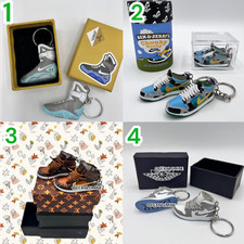 Hot Special Sneaker Key Chain, Jordan Mini Shoe Keychain With Display Box Option