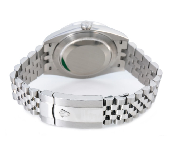Rolex Datejust 41mm Stainless Steel Jubilee Rainbow Bezel - 126300 image 3