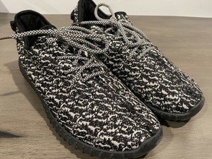Adidas Yeezy Boost Preto Branco Tênis Sapato Masculino Tamanho EUA 10 EUR 44 | eBay
