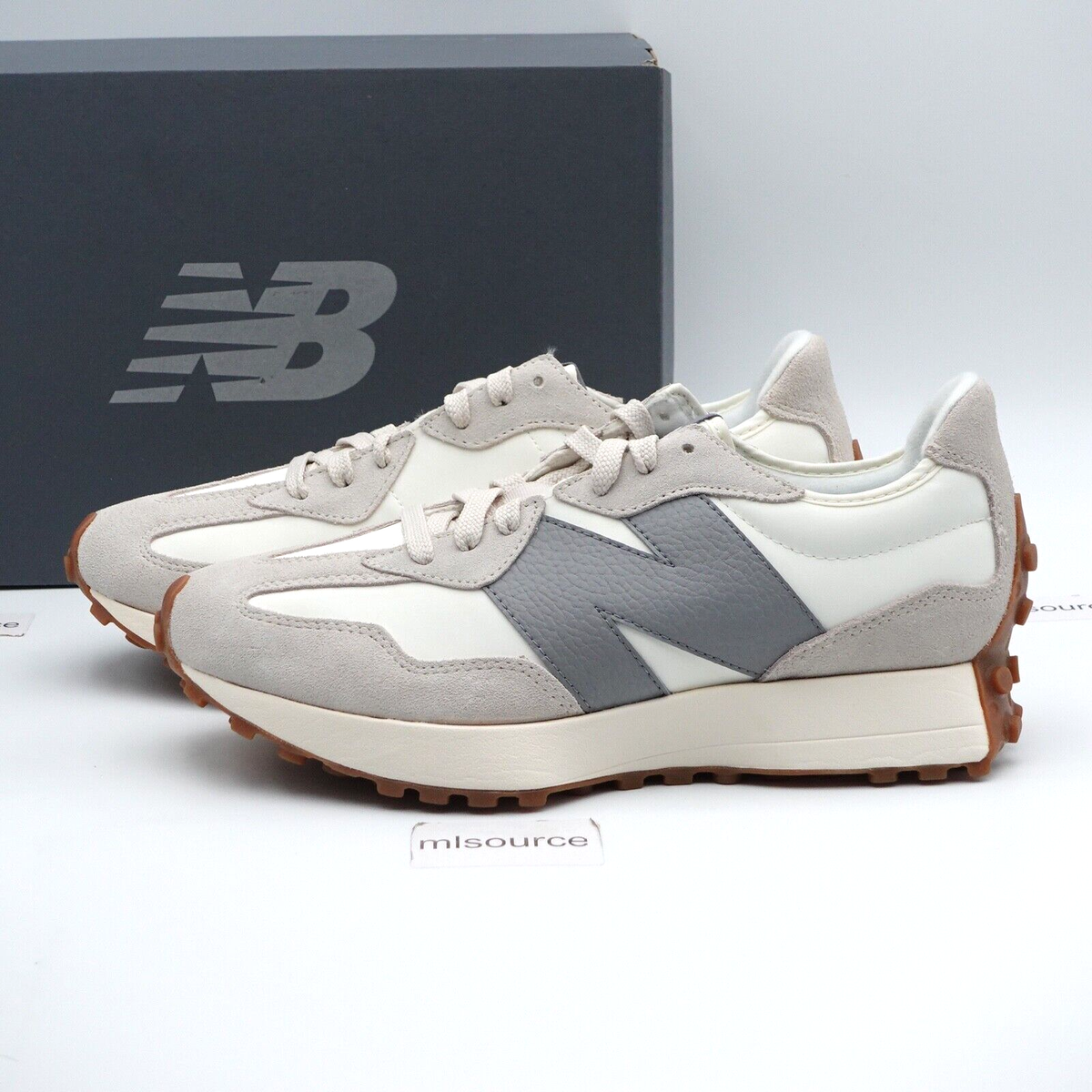 スニーカー NEW BALANCE Women Sneakers U327LT SHADOWGRE GREY Size 9 Women's New Balance 327 Sneakers U327LT Moonbeam