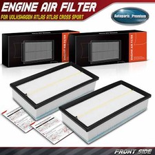 2x Engine Air Filter for Volkswagen Atlas 2018-2023 Atlas Cross Sport 2020-2023