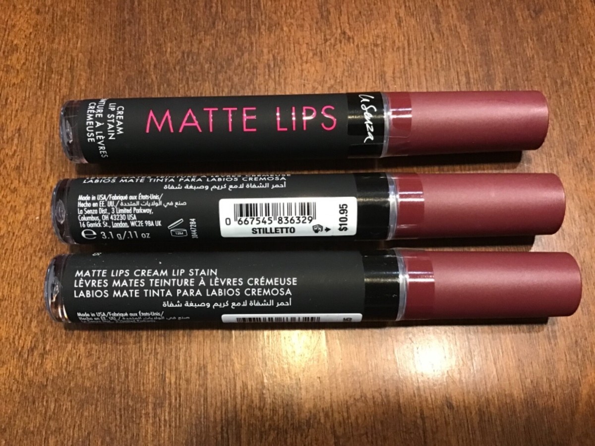 La Senza matte lips cream lip stain stiletto color new sealed